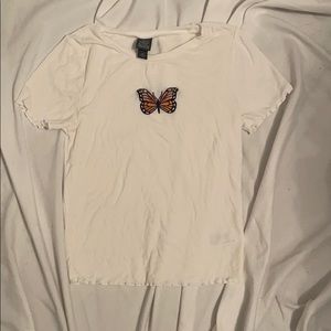 White Butterfly Shirt!